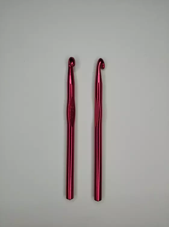 Крючок для вязания алюминиевый, 8 мм.