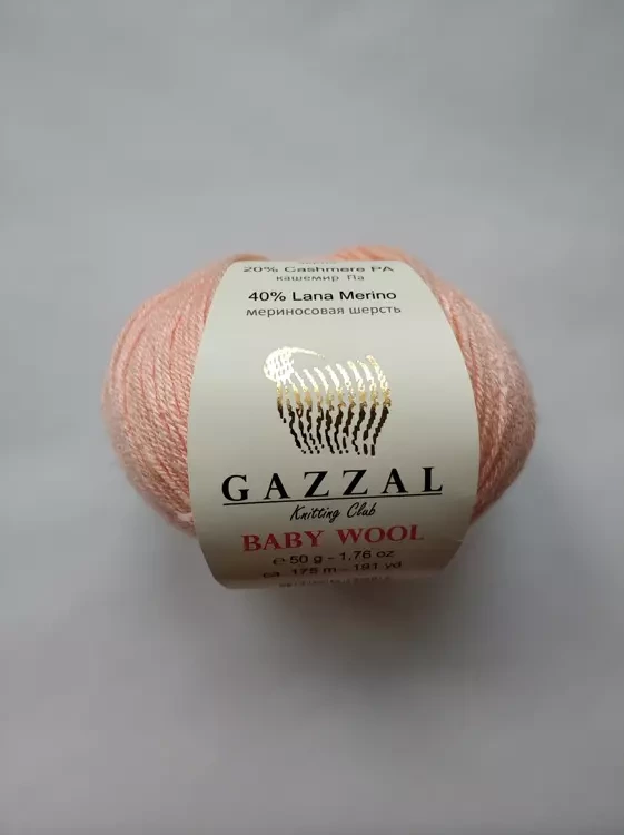 Baby Wool Gazzal (Бэби Вул Газзал) 834 персик