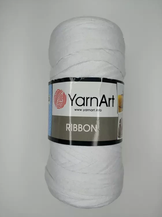 Пряжа Ribbon (Риббон), 751 белый