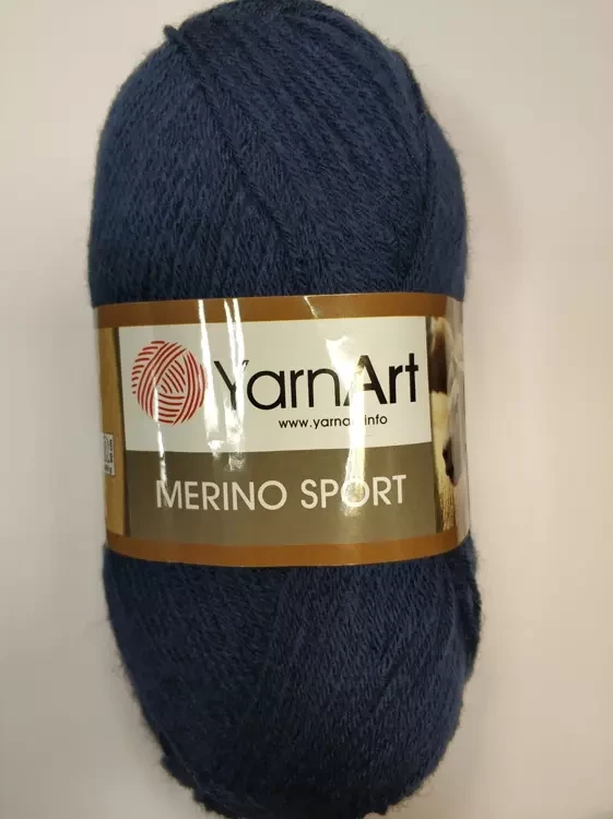 Yarnart Merino Sport (Ярнарт Мерино Спорт) 779 синий