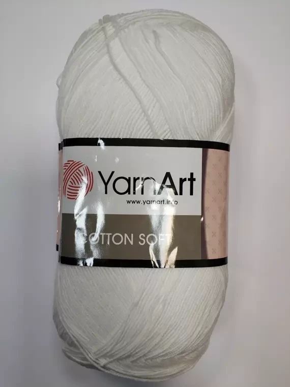 Cotton Soft Yarnart (Коттон Софт Ярнарт) 01 белый