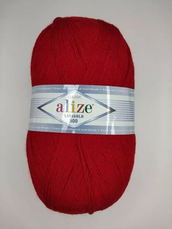 Alize Lanagold 800 (Ализе Ланаголд 800) 56 красный
