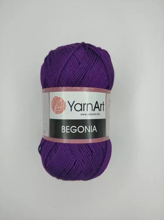 Пряжа Yarnart Begonia (Ярнарт Бегония), 5550 фиолетовый