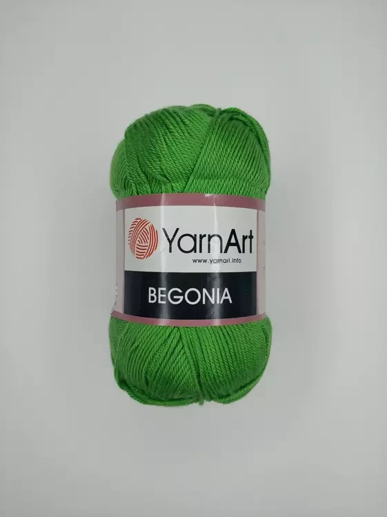 Пряжа Yarnart Begonia (Ярнарт Бегония), 6332 зеленый