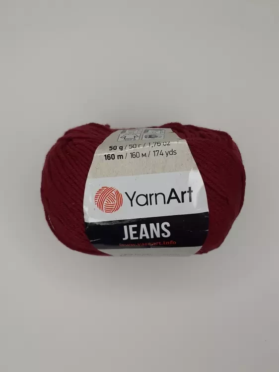 Yarnart Jeans (Ярнарт Джинс) 66 бордо