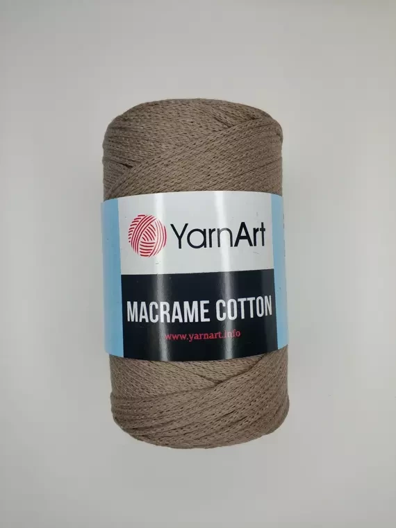 Пряжа Yarnart Makrame Cotton (Ярнарт Мараме Коттон), какао 768