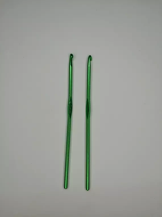 Крючок для вязания алюминиевый, 4,0 мм.