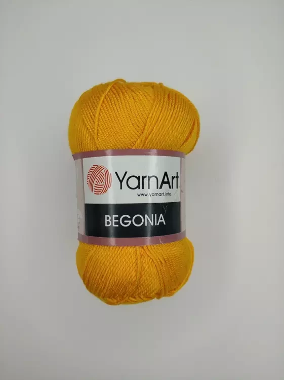 Пряжа Yarnart Begonia (Ярнарт Бегония), 5307 желтый