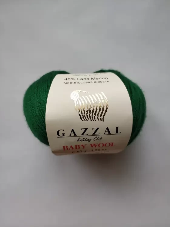 Baby Wool Gazzal (Бэби Вул Газзал) 814 зеленый
