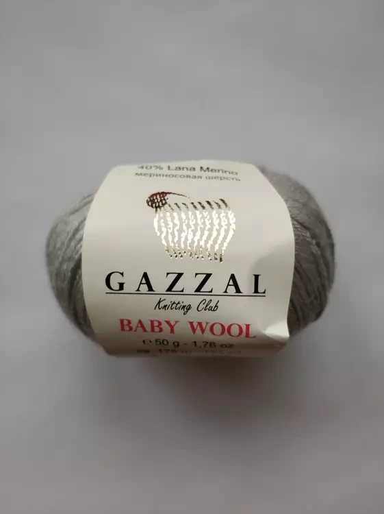 Baby Wool Gazzal (Бэби Вул Газзал) 817 светло-серый