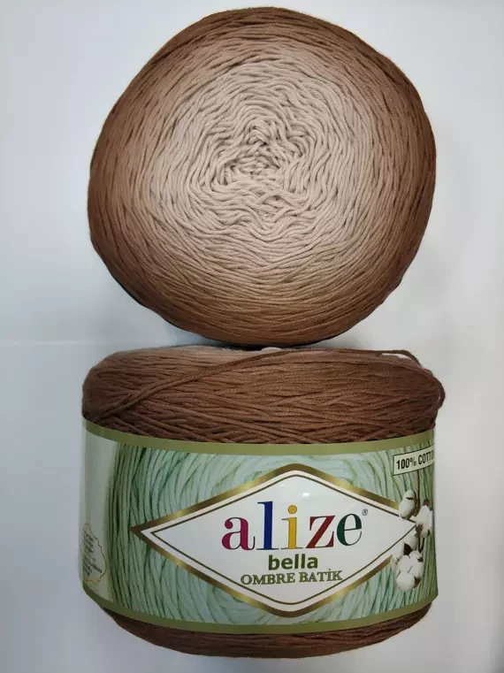 Alize Bella Ombre Batik (Ализе Белла Омбре Батик) 7410 коричневый