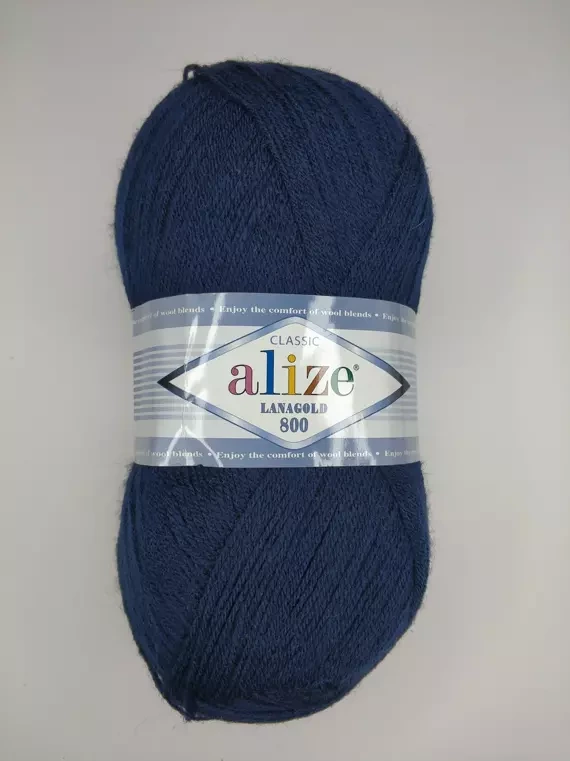 Alize Lanagold 800 (Ализе Ланаголд 800) 58 темно-синий