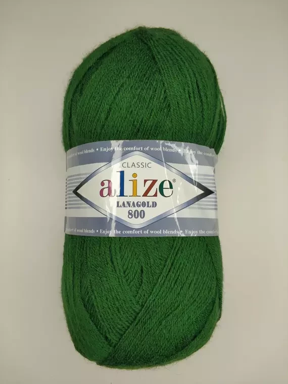 Alize Lanagold 800 (Ализе Ланаголд 800) 181 зеленая трава