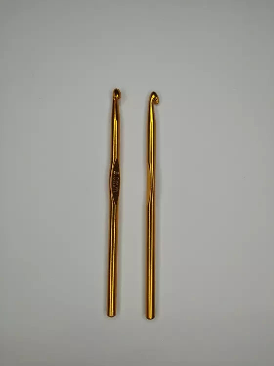 Крючок для вязания алюминиевый, 6,0 мм.