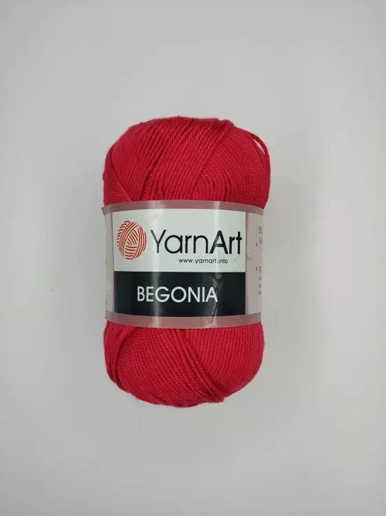 Пряжа Yarnart Begonia (Ярнарт Бегония), 6328 красный
