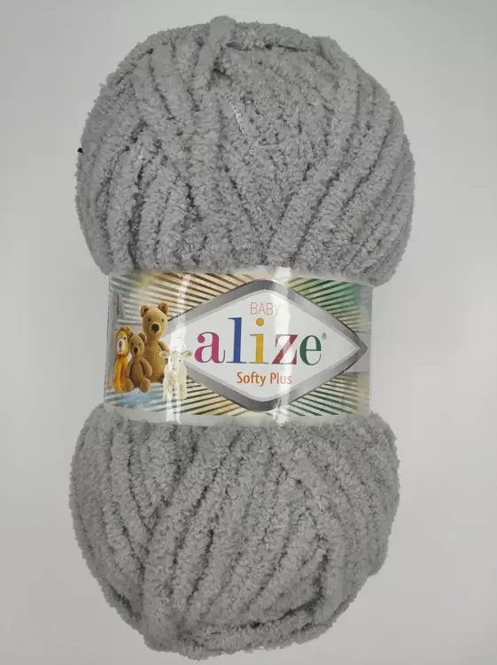Alize Softy Plus (Ализе Софти Плюс) 296 серый