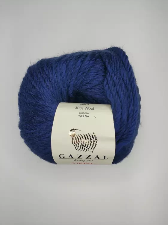 Пряжа Gazzal Viking (Газзал Викинг), синий 4019