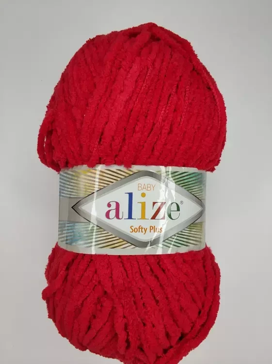 Alize Softy Plus (Ализе Софти Плюс) 56 красный
