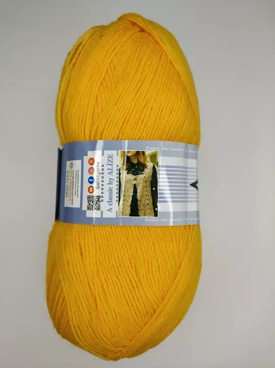 Alize Lanagold 800 (Ализе Ланаголд 800) 216 желтый