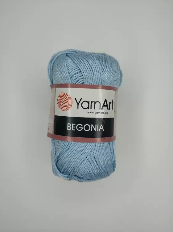 Пряжа Yarnart Begonia (Ярнарт Бегония), 4917 голубой