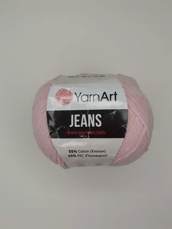 Yarnart Jeans (Ярнарт Джинс) 74 св.розовый